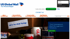 What Usglobalmail.com website looked like in 2018 (6 years ago)
