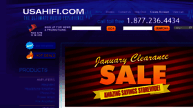 What Usahifi.com website looked like in 2018 (6 years ago)