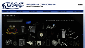 What Uacparts.com website looked like in 2018 (6 years ago)