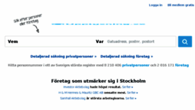 What Upplysning.se website looked like in 2018 (6 years ago)