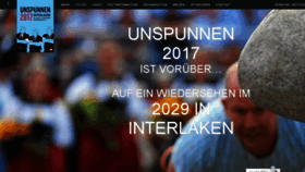 What Unspunnenfest.ch website looked like in 2018 (6 years ago)