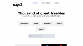 What Uispace.net website looked like in 2018 (6 years ago)