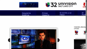 What Univision32.com website looked like in 2018 (6 years ago)
