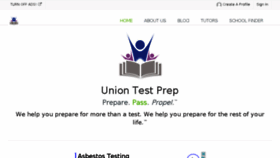 What Uniontestprep.com website looked like in 2018 (6 years ago)