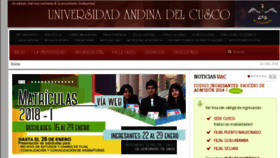 What Uandina.edu.pe website looked like in 2018 (6 years ago)