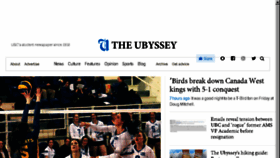 What Ubyssey.ca website looked like in 2018 (6 years ago)