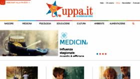 What Uppa.it website looked like in 2018 (6 years ago)