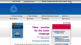 What Ukmt.org.uk website looked like in 2018 (6 years ago)