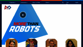 What Usfirst.org website looked like in 2018 (7 years ago)