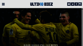 What Ultimodiez.fr website looked like in 2018 (6 years ago)