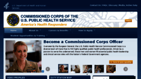 What Usphs.gov website looked like in 2018 (6 years ago)