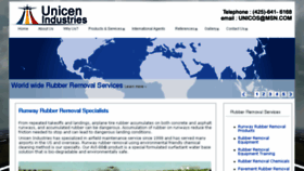 What Unicen-industries.com website looked like in 2018 (6 years ago)