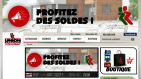 What Union-materiaux.fr website looked like in 2018 (8 years ago)