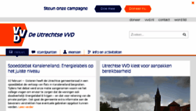 What Utrecht.vvd.nl website looked like in 2018 (6 years ago)