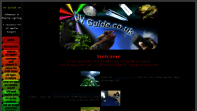 What Uvguide.co.uk website looked like in 2018 (6 years ago)