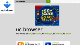 What Uc-browser.en.uptodown.com website looked like in 2018 (6 years ago)