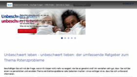 What Unbeschwert-lieben.de website looked like in 2018 (6 years ago)