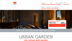What Urbangardenhotelroma.com website looked like in 2018 (6 years ago)