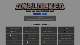 What Unblocked.sh website looked like in 2018 (6 years ago)
