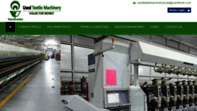 What Usedtextilemachinery4sale.com website looked like in 2018 (6 years ago)