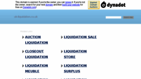 What Uk-liquidation.co.uk website looked like in 2018 (6 years ago)