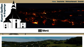 What Urlaub-seiffen.de website looked like in 2018 (6 years ago)