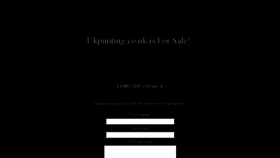What Ukpunting.co.uk website looked like in 2018 (6 years ago)