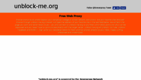 What Unblock-me.org website looked like in 2018 (6 years ago)