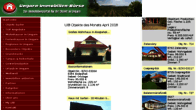 What Ungarn-immobilien-boerse.net website looked like in 2018 (6 years ago)