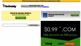 What Unlockcodenumber.com website looked like in 2018 (6 years ago)