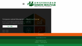 What Unisimon.edu.co website looked like in 2018 (6 years ago)