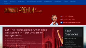 What Universitypremiumessays.com website looked like in 2018 (6 years ago)