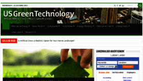 What Usgreentechnology.com website looked like in 2018 (6 years ago)