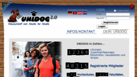 What Unidog.de website looked like in 2018 (8 years ago)
