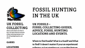 What Ukfossils.co.uk website looked like in 2018 (6 years ago)