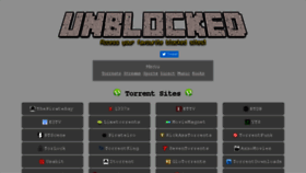 What Unblocked.li website looked like in 2018 (6 years ago)