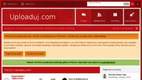 What Uploaduj.com website looked like in 2018 (6 years ago)