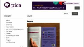 What Uitgeverijpica.nl website looked like in 2018 (6 years ago)