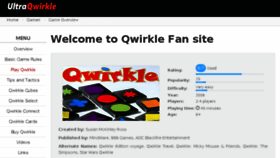 What Ultraqwirkle.com website looked like in 2018 (6 years ago)