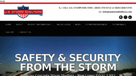 What Usstormshelters.com website looked like in 2018 (6 years ago)