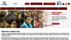What Udayancare.org website looked like in 2018 (6 years ago)