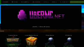 What Uberminecraft.com website looked like in 2018 (6 years ago)
