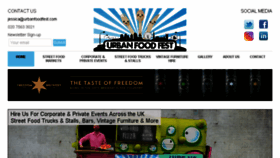 What Urbanfoodfest.com website looked like in 2018 (5 years ago)