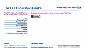 What Ucheducationcentre.org website looked like in 2018 (6 years ago)