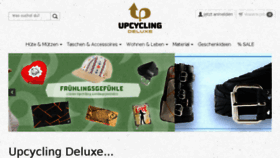 What Upcycling-deluxe.com website looked like in 2018 (6 years ago)