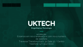 What Uktech.com.br website looked like in 2018 (6 years ago)