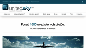 What Unitedsky.eu website looked like in 2018 (6 years ago)