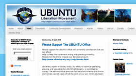 What Ubuntuparty.org.za website looked like in 2018 (6 years ago)