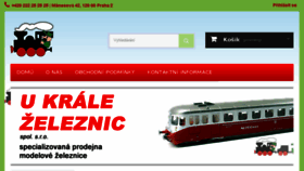 What Ukralezeleznic.cz website looked like in 2018 (6 years ago)