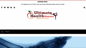 What Ultimatehealthdirectory.com website looked like in 2018 (6 years ago)